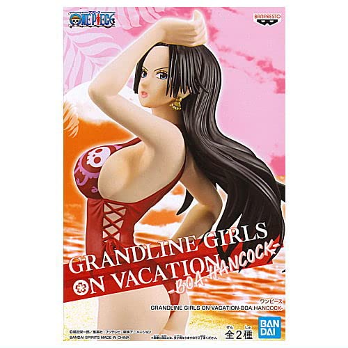 Generic Product Japan One Piece Grandline Girls On Vacation Boa.Hancock Red Ver. Banpresto- Japan Figure Store - #1 Bring To You The Best Japanese Goods