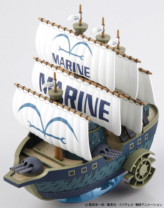 Bandai Spirits One Piece Grand Ship Collection Navy Warship Color-Coded Plastic Model- Japan Figure Store - #1 Bring To You The Best Japanese Goods