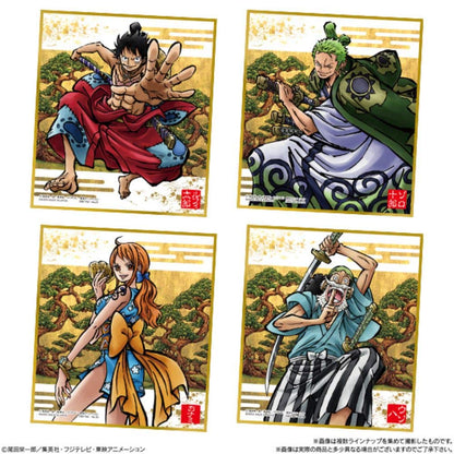 BANDAI CANDY - One Piece Shikishi Art -Wano Country- 10Pack Box - Candy Toy- Japan Figure Store - #1 Bring To You The Best Japanese Goods