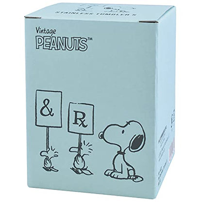 K.ONISHI M.D. Peanuts Snoopy Stainless Steel Tumbler S Blue- Japan Figure Store - #1 Bring To You The Best Japanese Goods