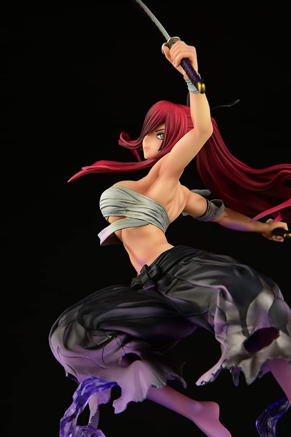 Orcatoys Erza Scarlet Samurai -Kouen Banjou- Ver. Jet Black 1/6 Figure Fairy Tail- Japan Figure Store - #1 Bring To You The Best Japanese Goods