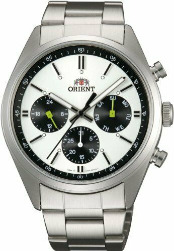Orient Wv0011uz Standard Neo 70's Panda Quartz White X Black Wrist Watch- Japan Figure Store - #1 Bring To You The Best Japanese Goods