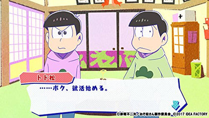 Osomatsusan The Game Hachamecha Shuushoku Advice Date Or Work Ps Vita Sony Playstation New