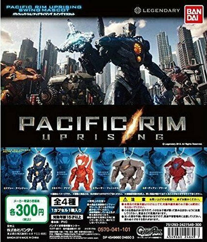 Pacific Rim: Uprising Swing Mascot All 4 Set Gashapon Mascot Toys Complete Set - Japan Figure