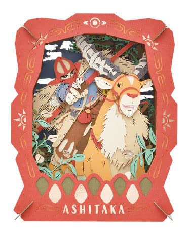 ENSKY Paper Theater Studio Ghibli Princess Mononoke Ashitaka- Japan Figure Store - #1 Bring To You The Best Japanese Goods