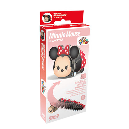 A-ZONE Eugy Disney Tsum Tsum Minnie Mouse 3D Cardboard Model Kit- Japan Figure Store - #1 Bring To You The Best Japanese Goods