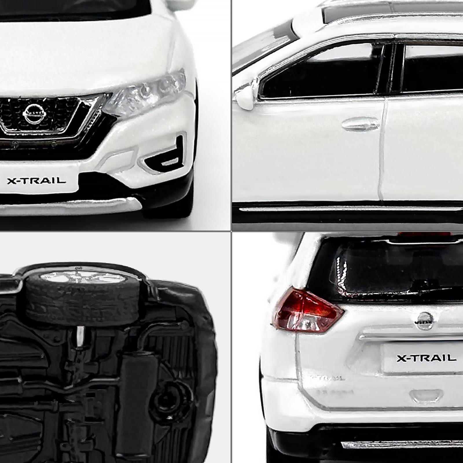 Paudi Model Mini Car 1/64 X-Trail 2018 White- Japan Figure Store - #1 Bring To You The Best Japanese Goods