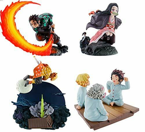 Petitrama Series Demon Slayer: Kimetsu No Yaiba Joukei No Hako Vol.1 Set Of 4 - Japan Figure