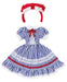 AZONE Pic308-Bst 1/12 Picco Neemo Dream Girl Alice Dress Set Blue Stripes- Japan Figure Store - #1 Bring To You The Best Japanese Goods