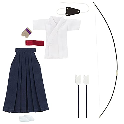 AZONE Pic326-Whn 1/12 Picco Neemo Kyudo Uniform Set White & Navy Blue- Japan Figure Store - #1 Bring To You The Best Japanese Goods