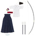 AZONE Pic326-Whn 1/12 Picco Neemo Kyudo Uniform Set White & Navy Blue- Japan Figure Store - #1 Bring To You The Best Japanese Goods
