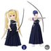 AZONE Pic326-Whn 1/12 Picco Neemo Kyudo Uniform Set White & Navy Blue- Japan Figure Store - #1 Bring To You The Best Japanese Goods