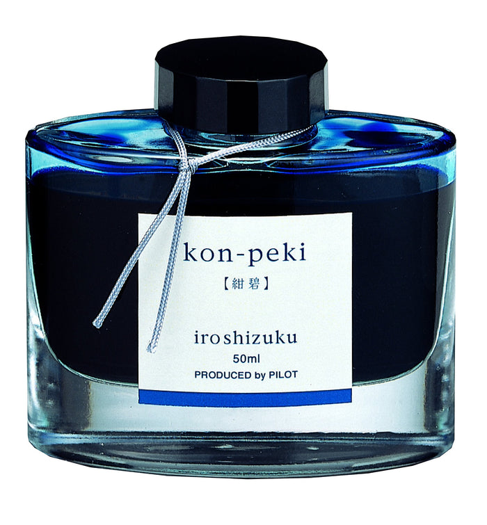PILOT - Fountain Pen Ink Iroshizuku Kon-Peki Ink-50-Ko- Japan Figure Store - #1 Bring To You The Best Japanese Goods