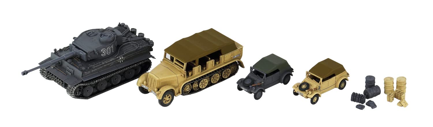 PIT-ROAD 1/144 Ww2 German Army Military Vehicles Set2 Plastic Model- Japan Figure Store - #1 Bring To You The Best Japanese Goods