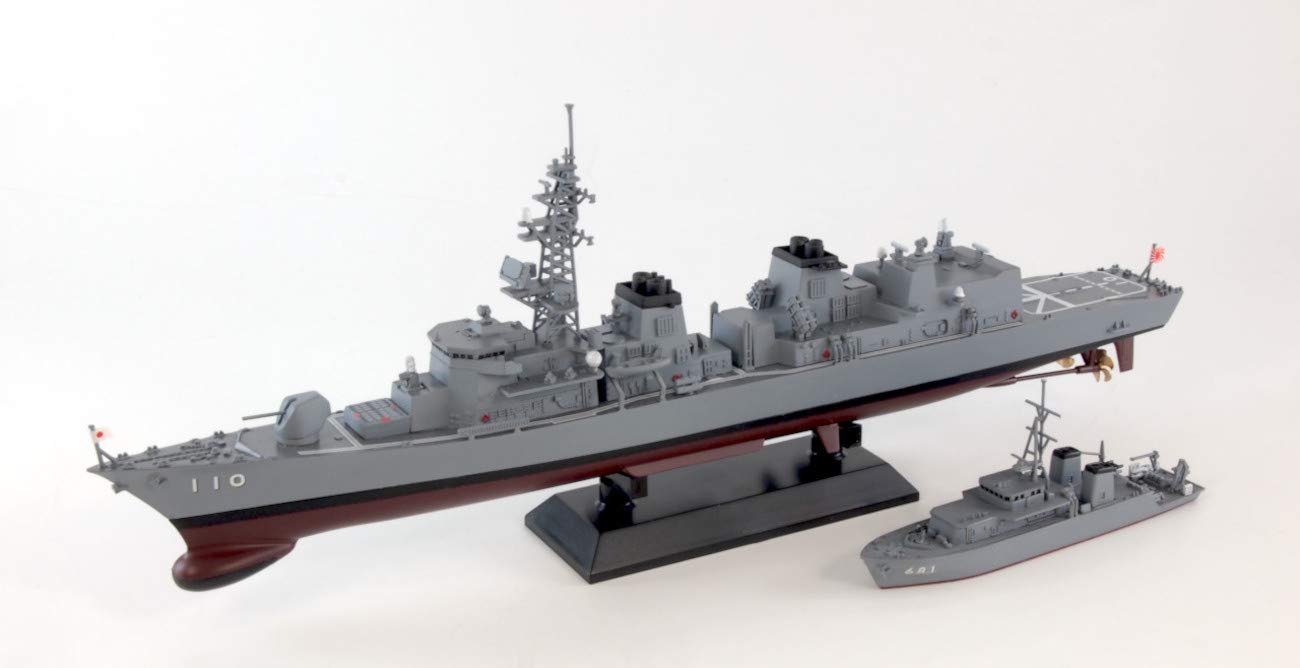 Pit Road 1/700 Skywave Series Maritime Self-Defense Force Destroyer Dd-110 Takanami With Female Self-Defense Officer Figure Plastic Model J65F- Japan Figure Store - #1 Bring To You The Best Japanese Goods