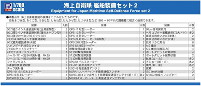 Pit Road 1/700 Watermelon Wave Series Maritime Self-Defense Force Ship Equipment Set 2 Plastic Model Parts Ne11- Japan Figure Store - #1 Bring To You The Best Japanese Goods