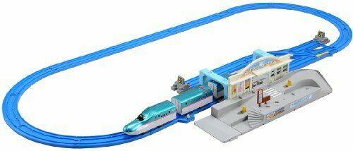 Plarail Joining! Series E5 'hayabusa' & Tomica Station Rotary Set - Japan Figure