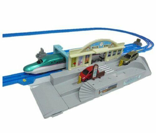 Plarail Joining! Series E5 'hayabusa' & Tomica Station Rotary Set- Japan Figure Store - #1 Bring To You The Best Japanese Goods
