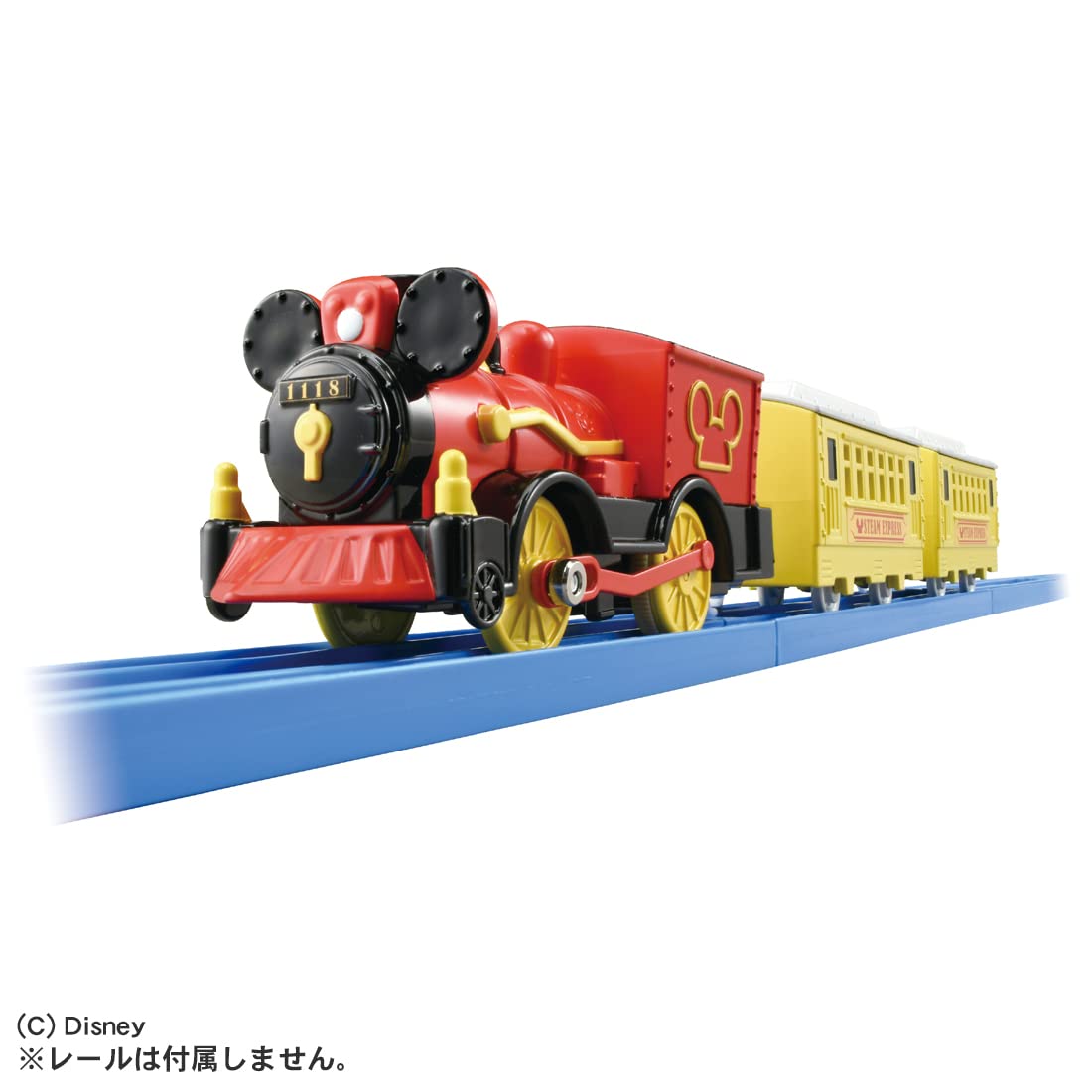 TAKARA TOMY - Pla-Rail Mickey Mouse Puffing Tank Engine Train- Japan Figure Store - #1 Bring To You The Best Japanese Goods