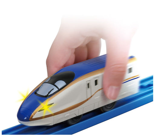 Takara Tomy Pla-Rail Tp-06 Tecology Series Shikansen Series E7 Hokuriku Shinkansen Kagayaki 1 Car- Japan Figure Store - #1 Bring To You The Best Japanese Goods