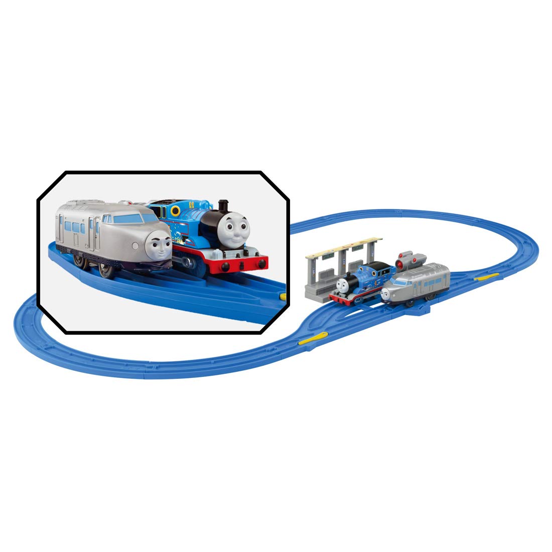 Takara Tomy Pla-Rail Thomas The Tank Engine Kenji And Thomas Set Thomas&Friends Toy- Japan Figure Store - #1 Bring To You The Best Japanese Goods