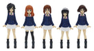 Platts Girls Und Panzer Movie Version Ankou Team Figure Set 5 Figure Set 1/35 Image Scale Pvc Painted Finished Product Gpfc-1- Japan Figure Store - #1 Bring To You The Best Japanese Goods