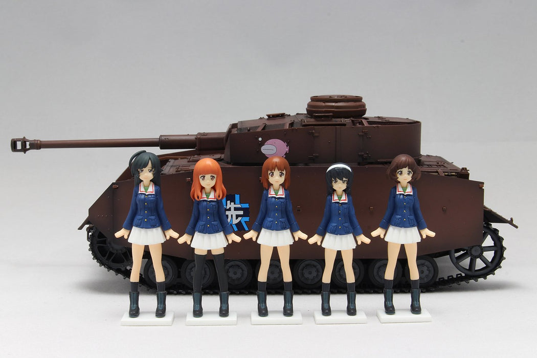 Platts Girls Und Panzer Movie Version Ankou Team Figure Set 5 Figure Set 1/35 Image Scale Pvc Painted Finished Product Gpfc-1- Japan Figure Store - #1 Bring To You The Best Japanese Goods