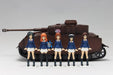 Platts Girls Und Panzer Movie Version Ankou Team Figure Set 5 Figure Set 1/35 Image Scale Pvc Painted Finished Product Gpfc-1- Japan Figure Store - #1 Bring To You The Best Japanese Goods