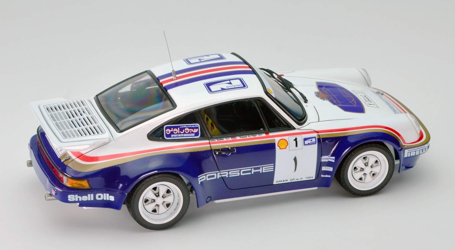 PLATZ Racing Series 1/24 Porsche 911 Sc/Rs 1984 Oman Rally Winner Plastic Model- Japan Figure Store - #1 Bring To You The Best Japanese Goods