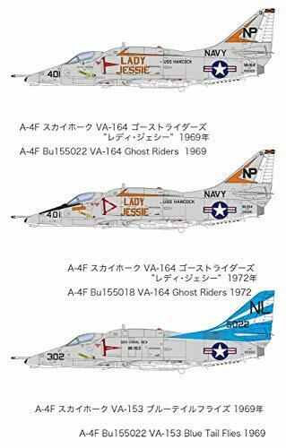 Platz 1/144 A-4f Skyhawk 'lady Jessie/blue Tail Flies' Set Of 2 Plastic Model- Japan Figure Store - #1 Bring To You The Best Japanese Goods