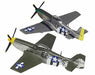 Platz 1/144 Ww2 Us P-51d Mustang 2 Machine Set Plastic Model Kit- Japan Figure Store - #1 Bring To You The Best Japanese Goods