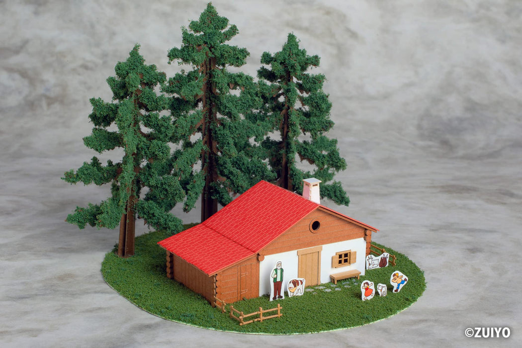 Plum Plum Architecture 06 Alpine Girl Heidi Heidi'S House 1/150 Scale Paper Craft Japan Pp141- Japan Figure Store - #1 Bring To You The Best Japanese Goods