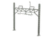 Plumpmoa 1/80 Ho Gauge Catenary Pole Gray Unassembled Paper Kit Ms068 Japan Diorama Supplies- Japan Figure Store - #1 Bring To You The Best Japanese Goods
