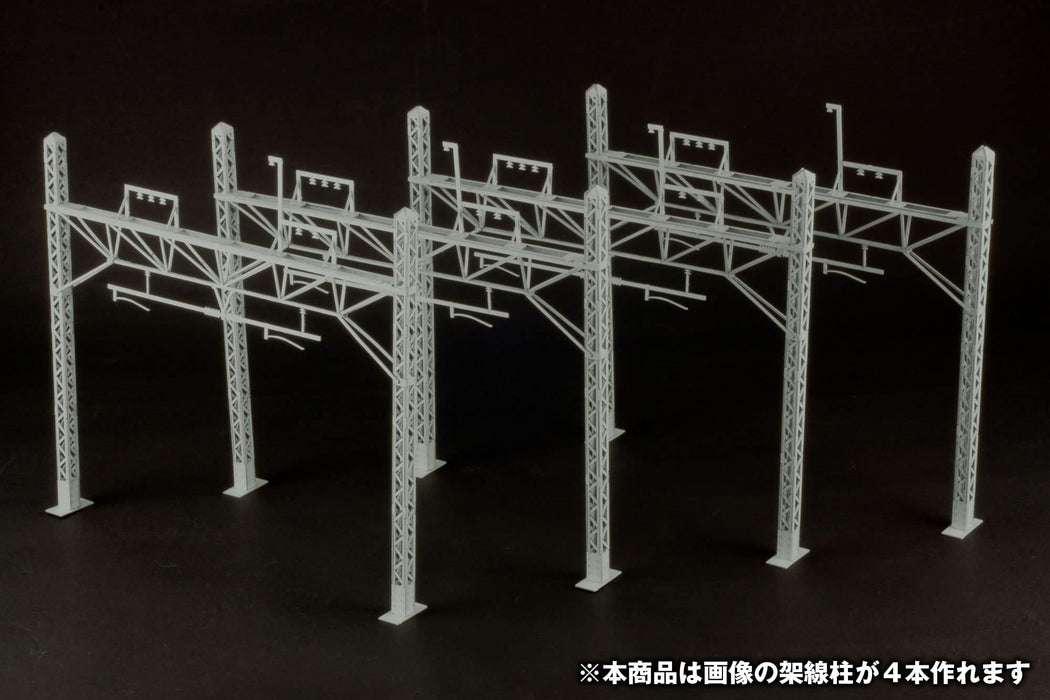 Plumpmoa 1/80 Ho Gauge Catenary Pole Gray Unassembled Paper Kit Ms068 Japan Diorama Supplies- Japan Figure Store - #1 Bring To You The Best Japanese Goods