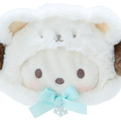 Sanrio Pochacco Pouch (Fluffy Snow Design)- Japan Figure Store - #1 Bring To You The Best Japanese Goods