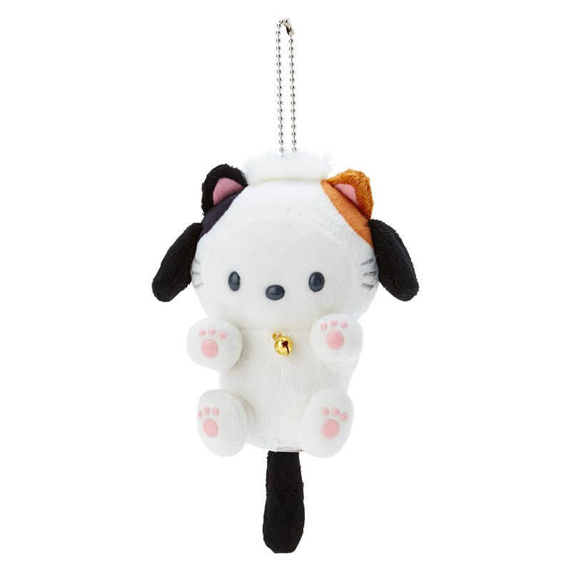 Pochakko Cat Mascot Holder Japan Figure 4550337404126