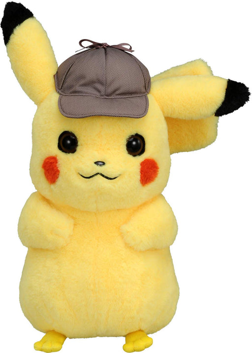 TAKARA TOMY Pokemon Detective Pikachu 1/1 Scale Plush Doll- Japan Figure Store - #1 Bring To You The Best Japanese Goods