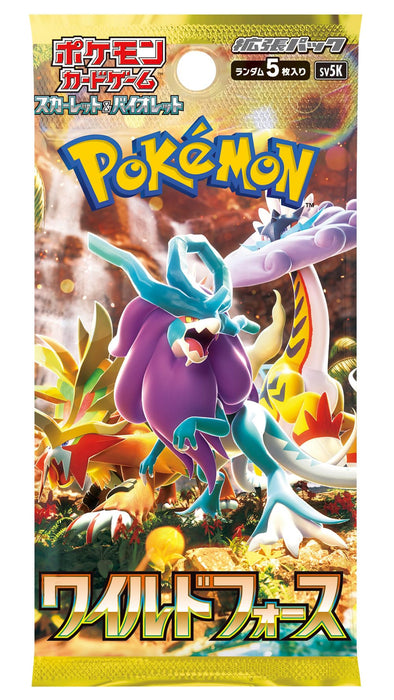 Pokemon Card Game Scarlet & Violet Wild Force Box Expansion Pack- Japan Figure Store - #1 Bring To You The Best Japanese Goods