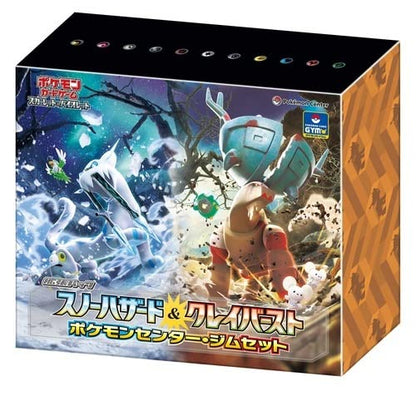 Pokémon TCG Scarlet & Violet Expansion Pack Snow Hazard & Clay Burst Pokémon Center Gym Set- Japan Figure Store - #1 Bring To You The Best Japanese Goods