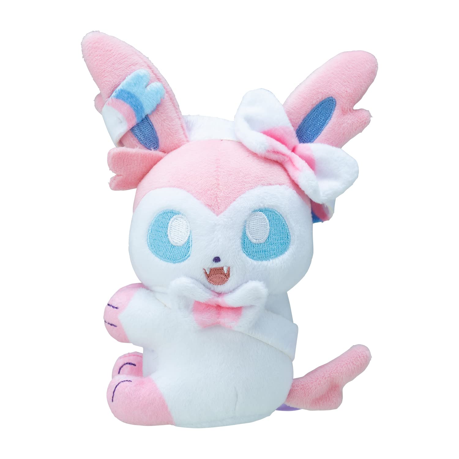 POKEMON CENTER ORIGINAL Plush Doll Clip Mascot Play Rough! Sylveon- Japan Figure Store - #1 Bring To You The Best Japanese Goods