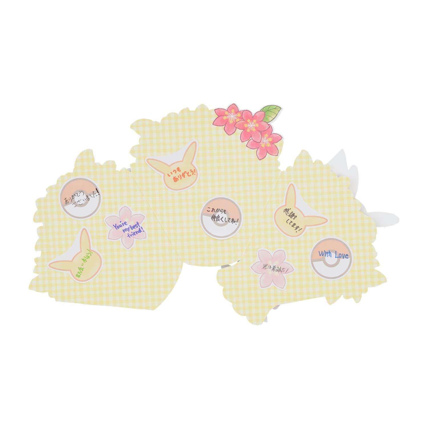 POKEMON CENTER ORIGINAL - Message Card Gracidea Bouquet- Japan Figure Store - #1 Bring To You The Best Japanese Goods