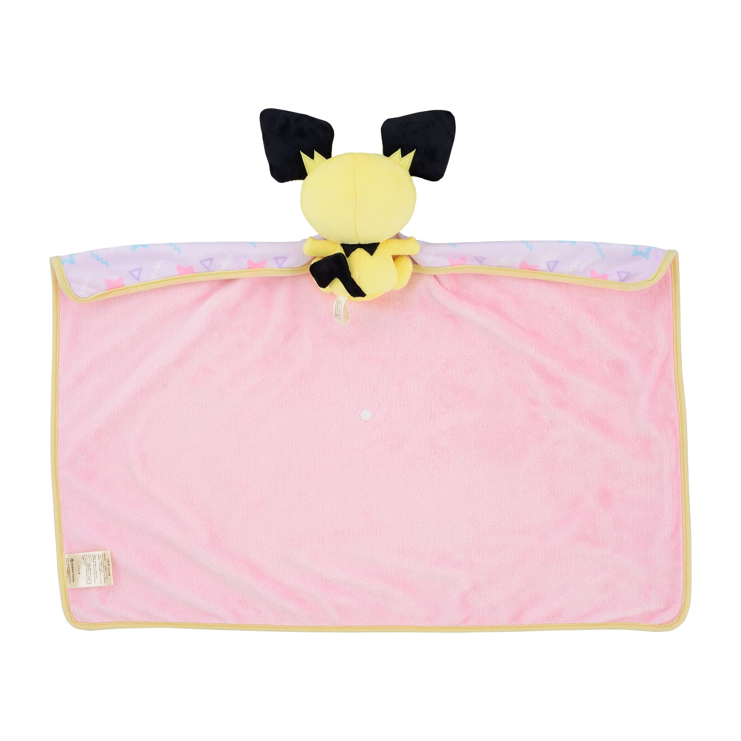 Pokemon Center Original Mini Blanket With Plush Mascot Pichu Everyday Happiness- Japan Figure Store - #1 Bring To You The Best Japanese Goods