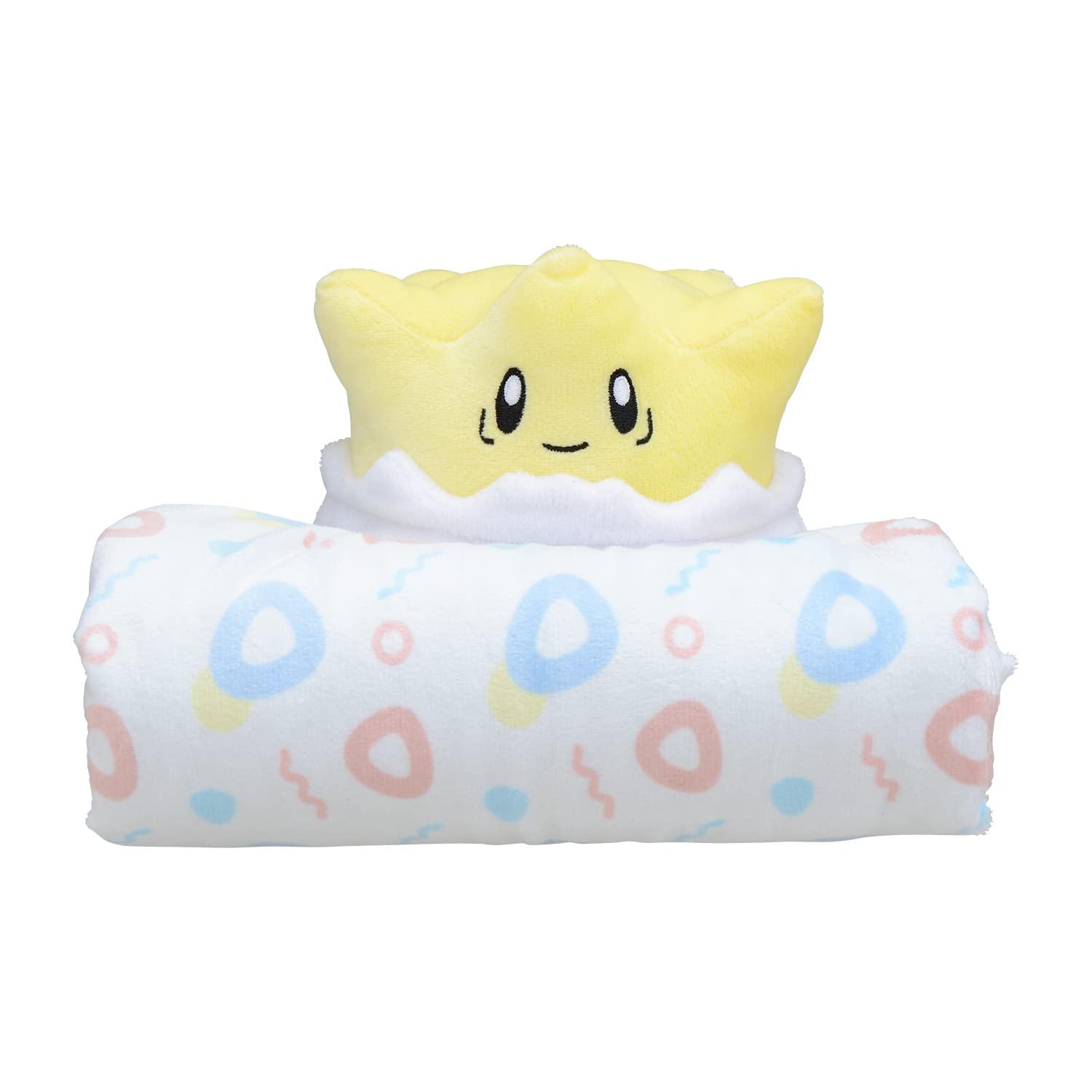 Pokemon Center Original Mini Blanket With Plush Mascot Togepi Everyday Happiness- Japan Figure Store - #1 Bring To You The Best Japanese Goods