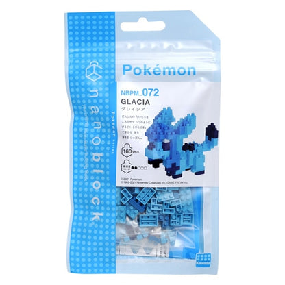 Pokemon Center Original Nanoblock Nbpm_072 Pokemon Glaceon Japan Figure 4972825220054