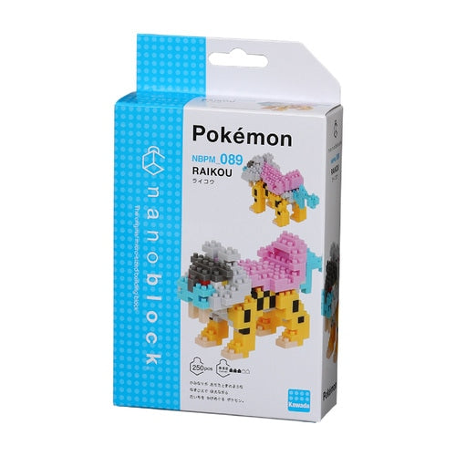 Pokemon Center Original Nanoblock Raiko Japan Figure 4972825221655