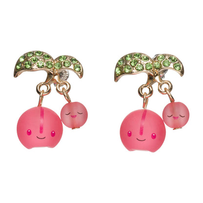POKEMON CENTER ORIGINAL Accessory Earrings 82 Cherubi- Japan Figure Store - #1 Bring To You The Best Japanese Goods