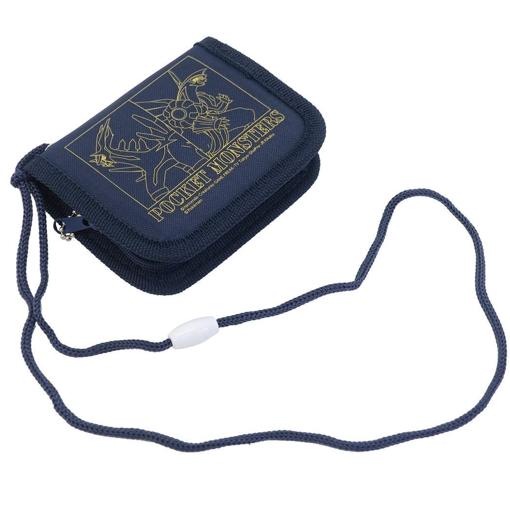 POKEMON CENTER ORIGINAL Pokemon Navy Wallet- Japan Figure Store - #1 Bring To You The Best Japanese Goods
