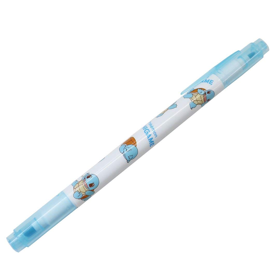Pokemon [Color Pen] Fluorescent Twin Marker/Squirtle Blue Pokemon- Japan Figure Store - #1 Bring To You The Best Japanese Goods