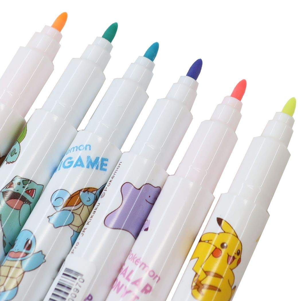Pokemon [Color Pen] Fluorescent Twin Marker/Squirtle Blue Pokemon- Japan Figure Store - #1 Bring To You The Best Japanese Goods