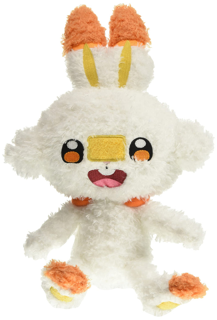 SEKIGUCHI Pokemon Fluffy Plush Doll Scorbunny- Japan Figure Store - #1 Bring To You The Best Japanese Goods
